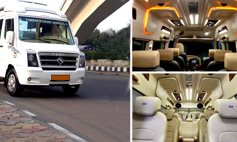 Book A 12 Seater Tempo Traveller for Delhi Jaipur Trip