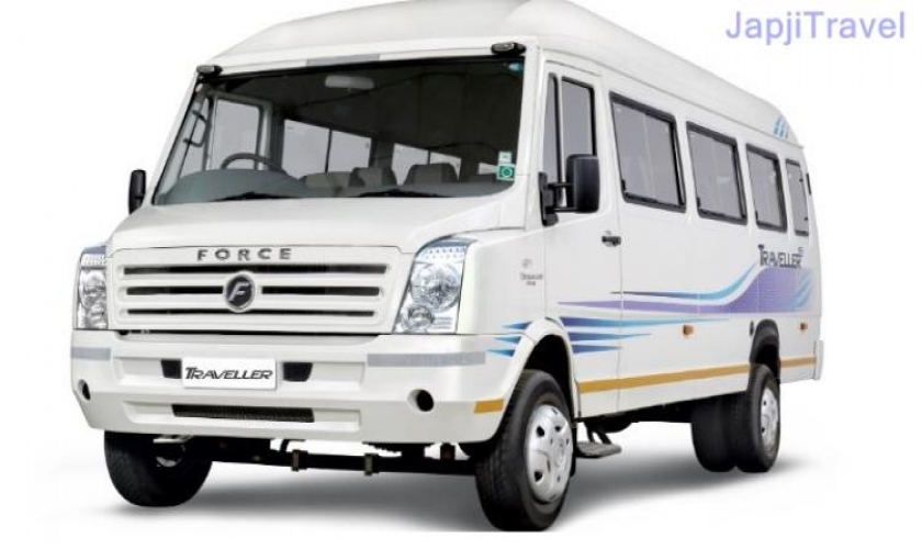 20 seater tempo traveller on rent near me